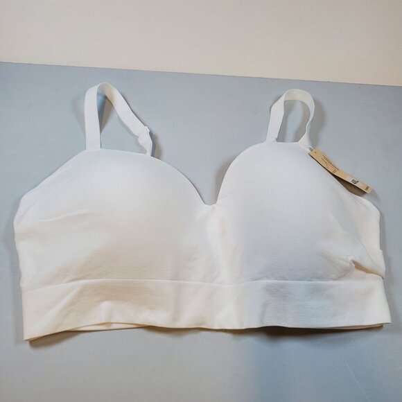 Supportive Comfort Wireless Shaping Bra Size 4XL NWT Womens Shapewear White - Picture 2 of 12